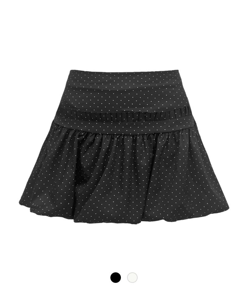 Cozy&Kitsch(コージーアンドキッチ)の「Dot Frill Pumpkin Skirt(Skirts)」