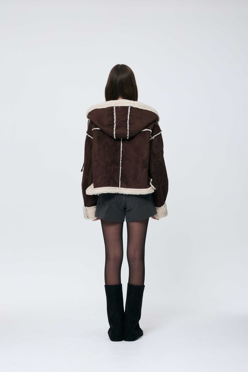 ADORABLE HOOD MUSTANG / BROWN