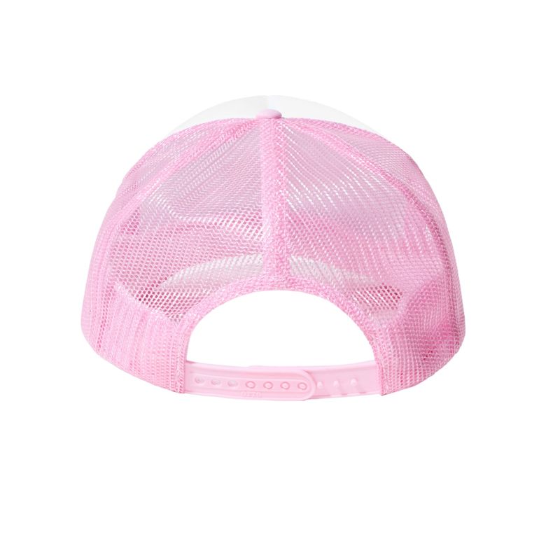 NOBODYS TRUCKER HAT PINK