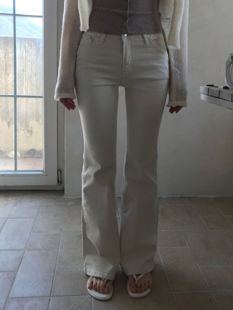 Back Pocket Span Bootcut Pants 