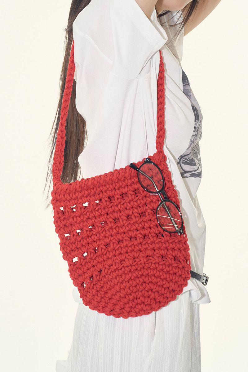 Raucohouse（ラウコハウス）の「Roti crochet net shoulder bag（Bags）」