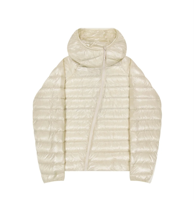 Light Down Hooded Jacket / Light Yellow