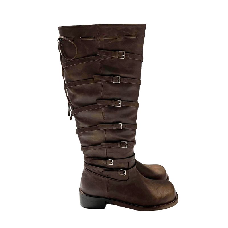 Washing strap long boots