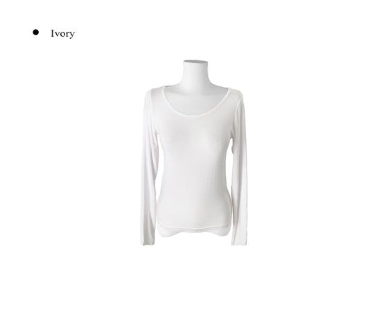 Ravi Basic Round-Neck Long Sleeve T-Shirt