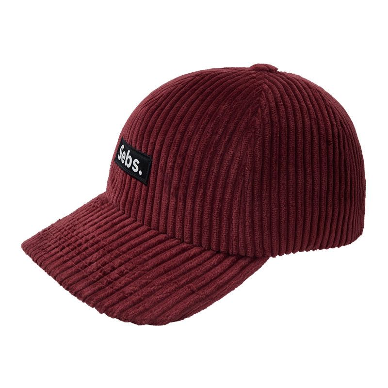 Sebs. CRODULOY ball cap-BURGUNDY