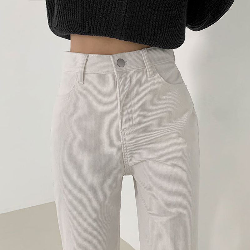 BEIDELLI（ベイデリー）の「[High Waist] Meringue Corduroy Straight Wide Pants（Pants）」
