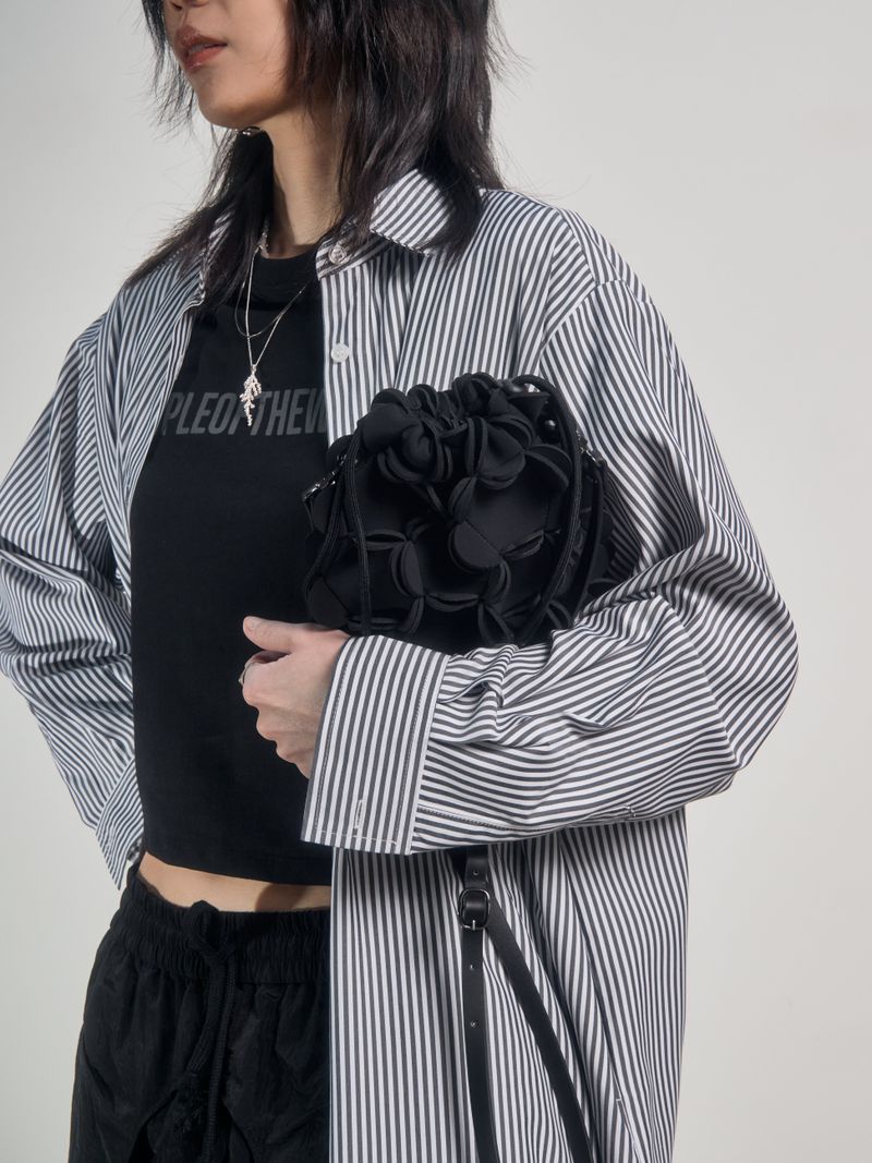 signature ambroid dress (GRAY)