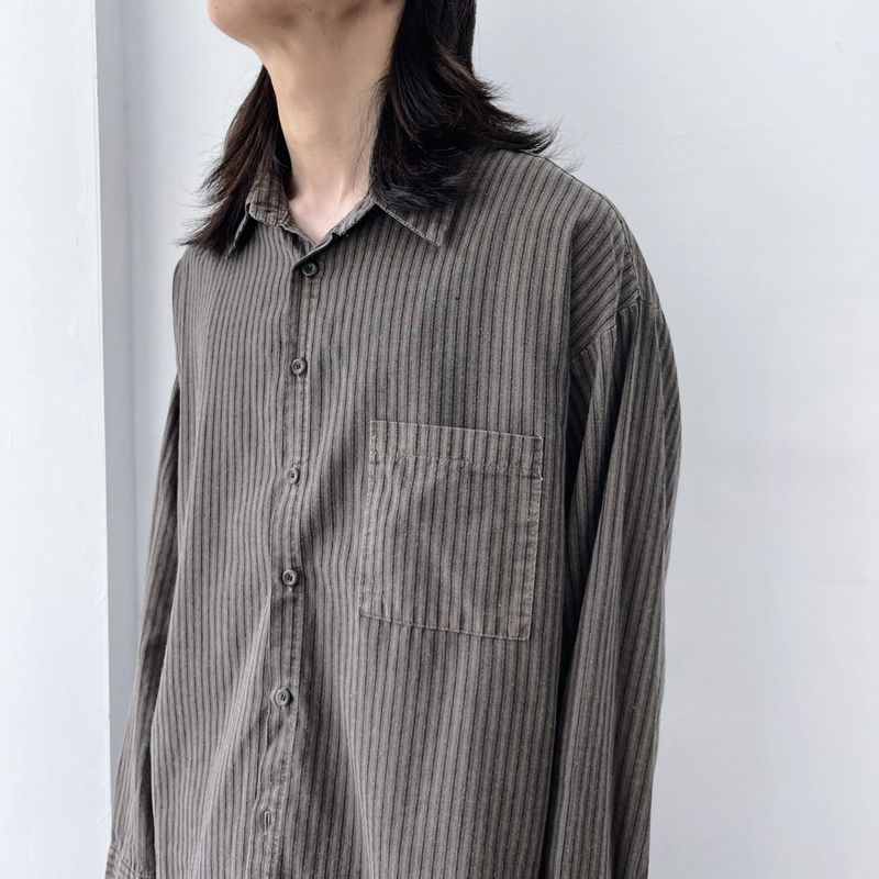Vintage Vertical Stripe Shirt