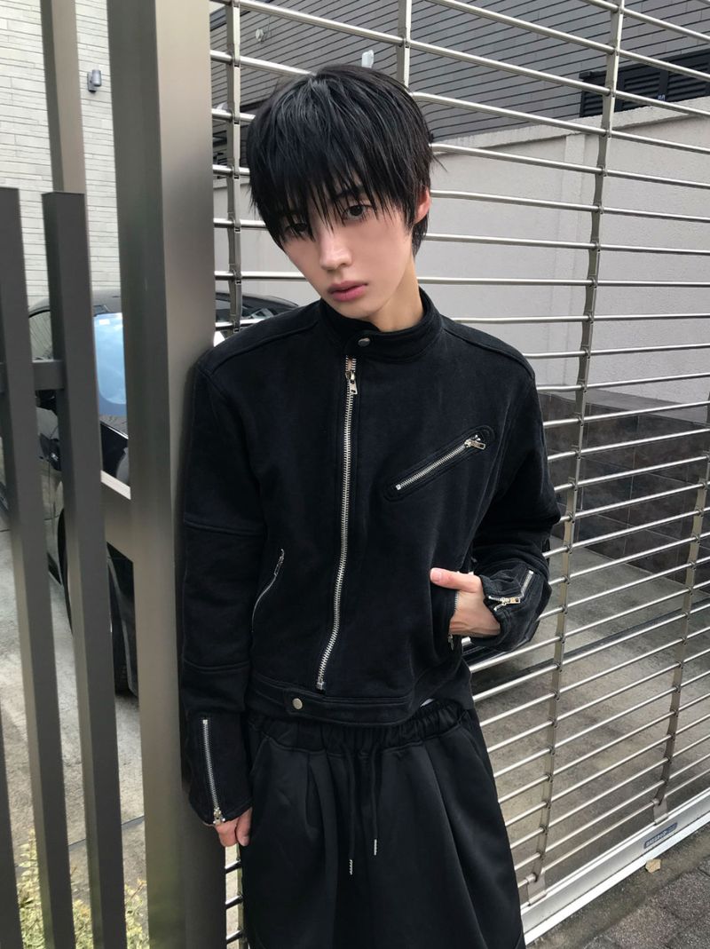 Stud Suede Jacket