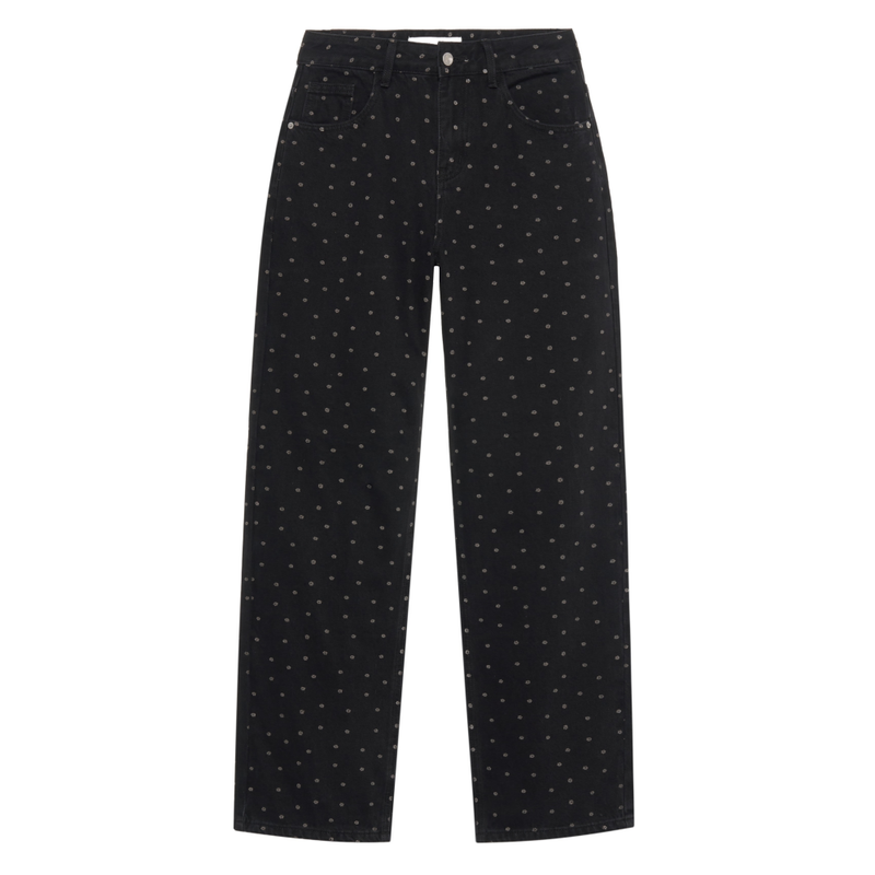 ur.fit（オールフィット）の「FLOWER DOT DENIM PANTS code 23001（Pants）」