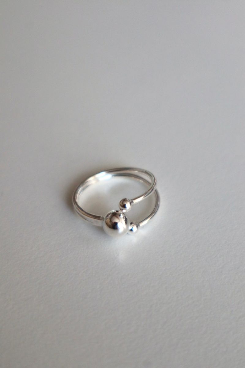 Orb(オーアルビー)の「Poin line ring • silver925(Accessories)」