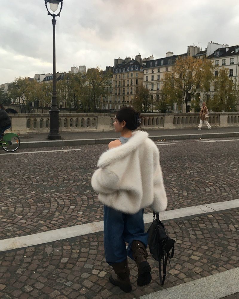 [ORIGINAL] Shelter Color Fur Jacket