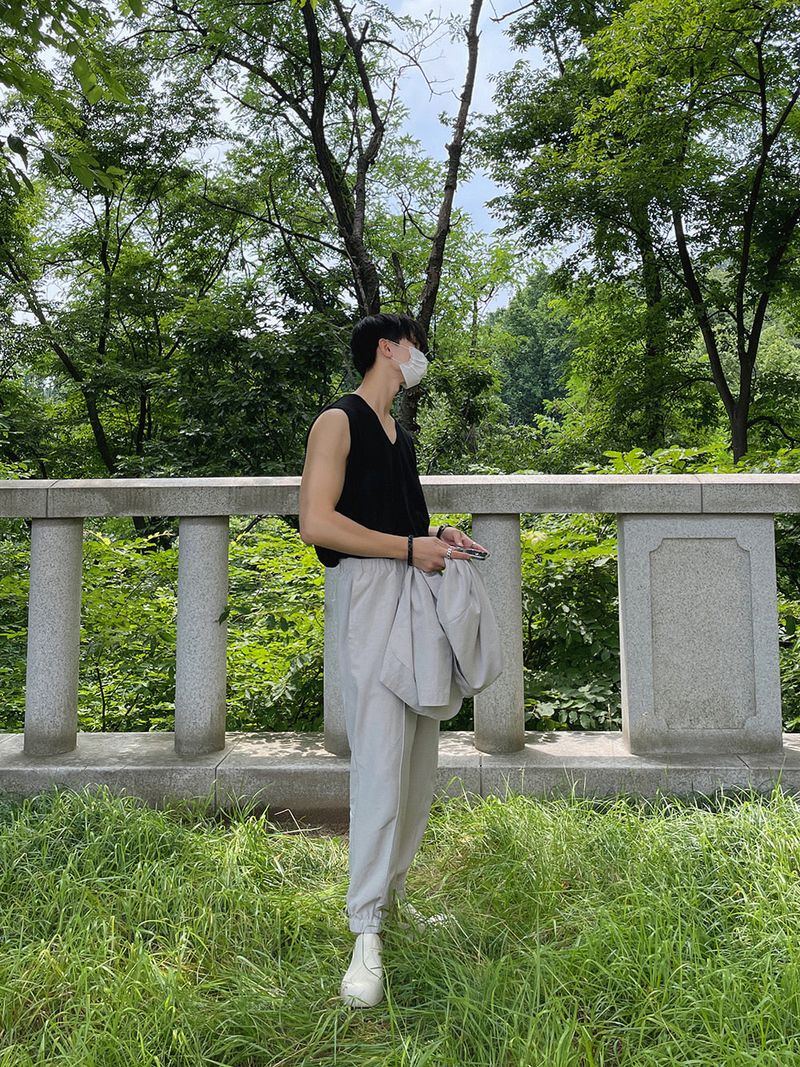 Perfect Linen V Neck Vest (4color)