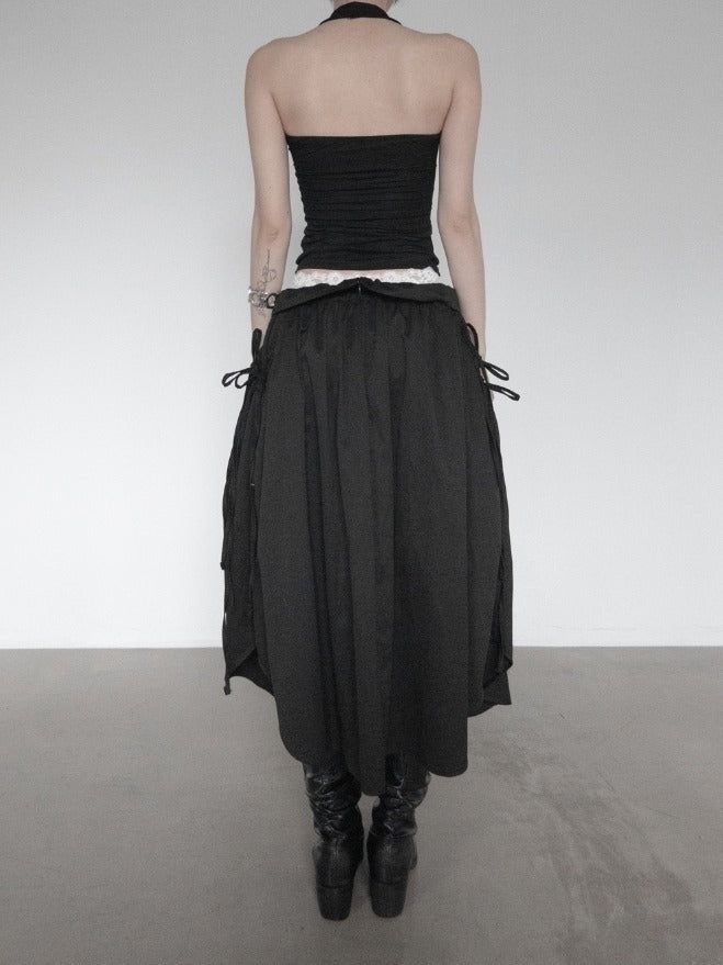 Tuvella Shirred Balloon Skirt