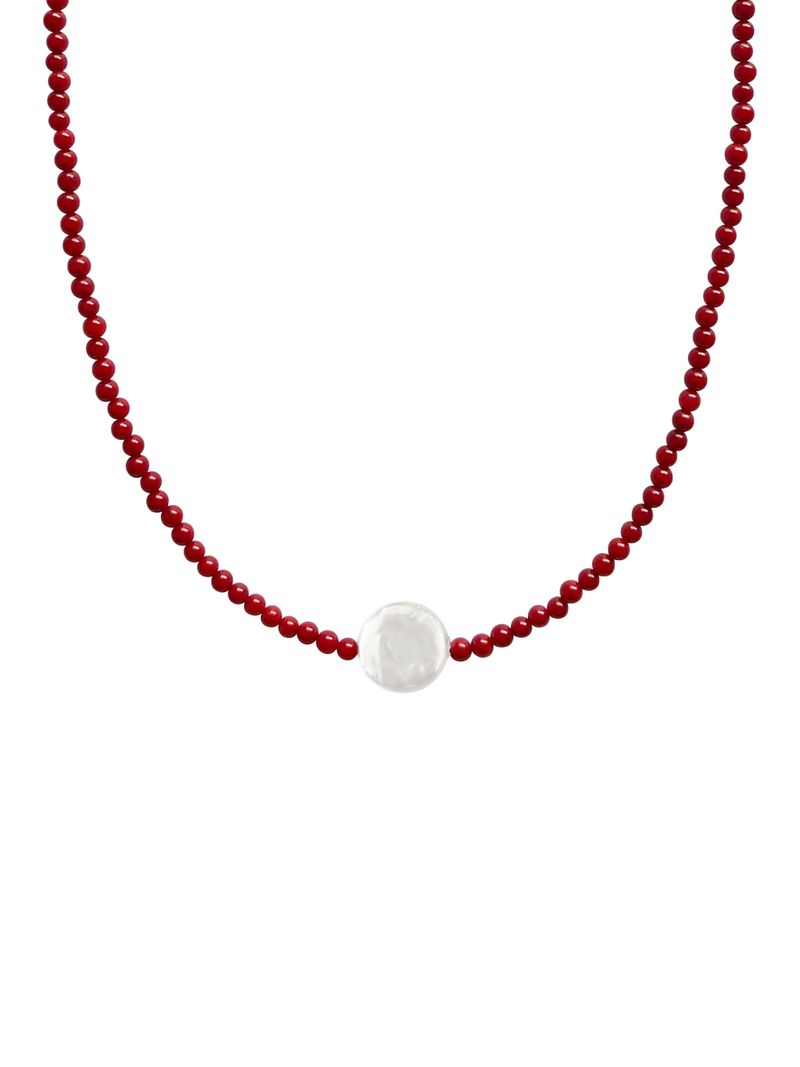 e f o r .（エフォール）の「Flat Pearl Dew Drop Necklace 3Color（Accessories）」