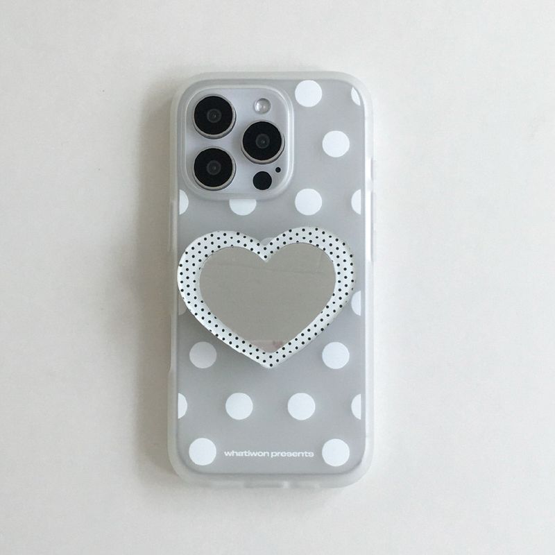 WHITE DOTS CASE ✿