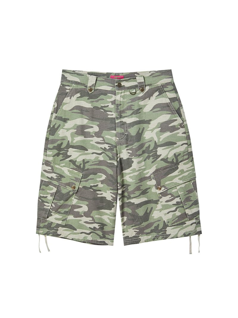 PATTERN CARGO HALF PANTS (CAMO)