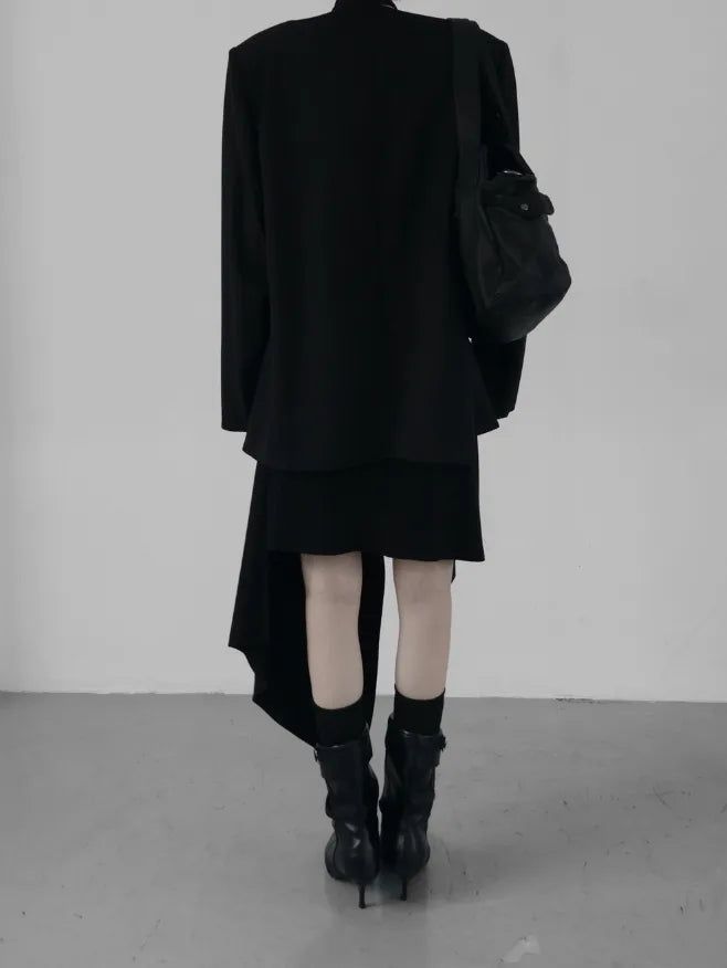Pinched Draping Skirt