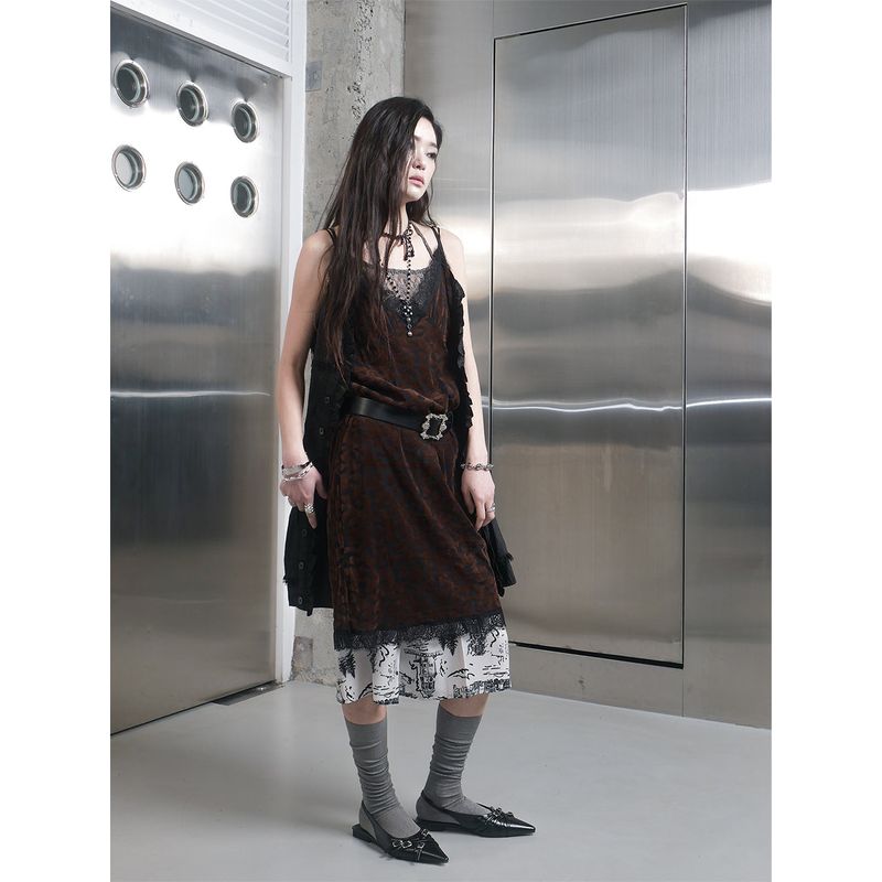 LEOPARD SLIP DRESS