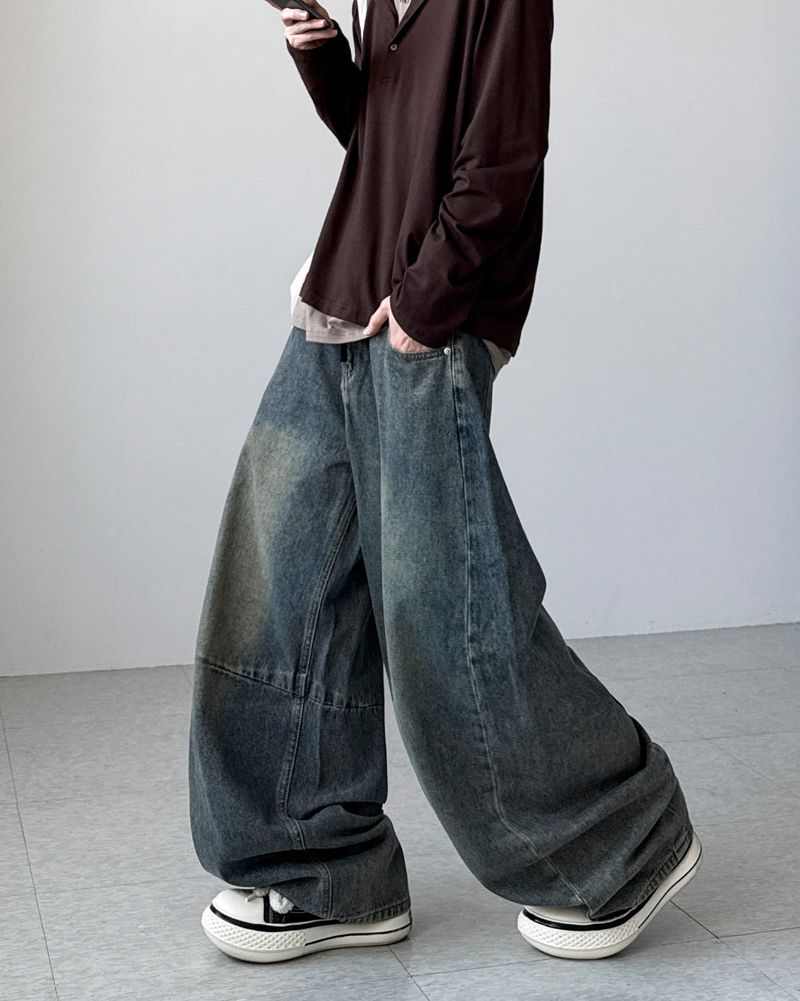 Euro Curved Wide Denim