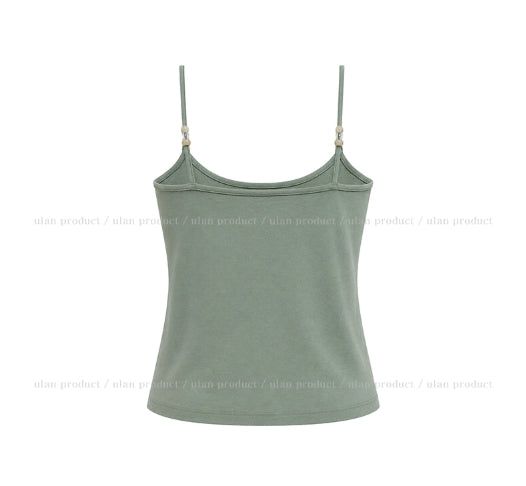 Lychee Bead Strap Sleeveless