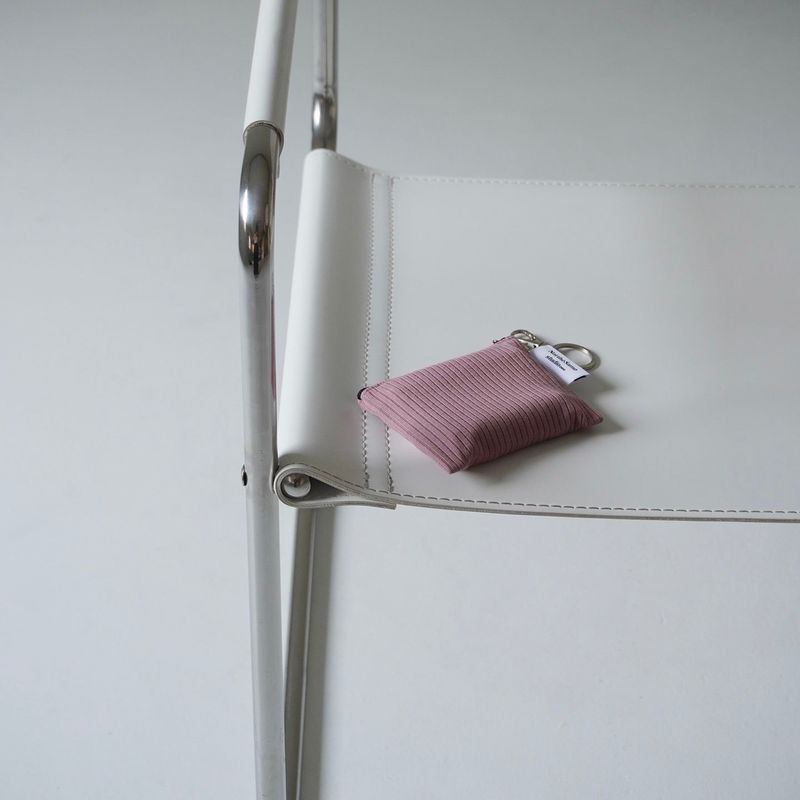 Mini keyring pouch 'red bean'