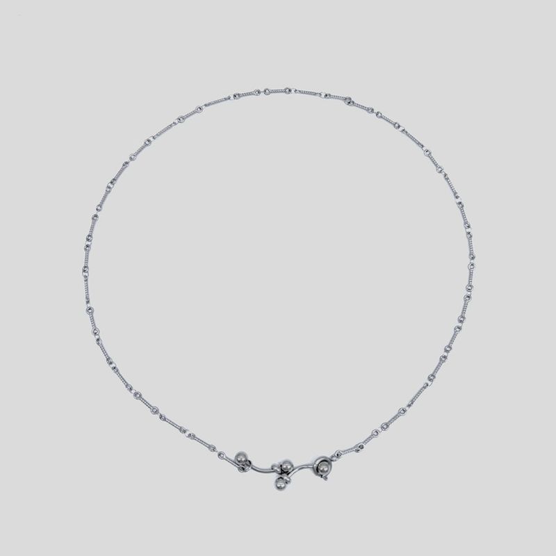 Piercing bar link necklace
