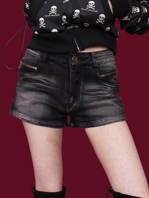 KUO（クーオ）の「ツインデニムショーツ (2color)（パンツ）」