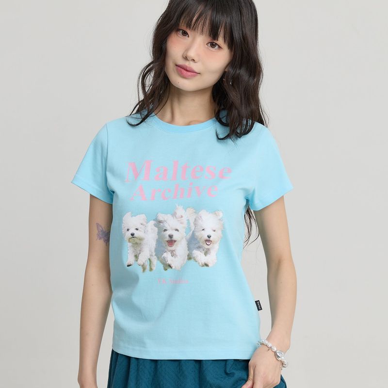 Maltese Archive Half Sleeve T-shirt