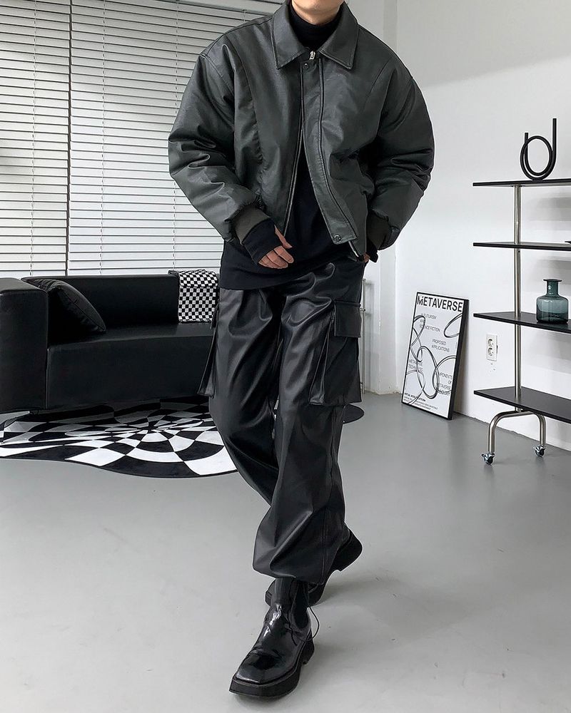 PS Chief Leather Bonding Jumper (3 colors)