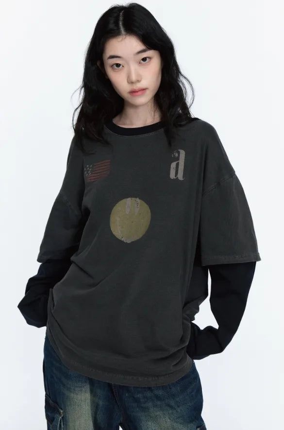 26FW★ Smile Layered Long Sleeve
