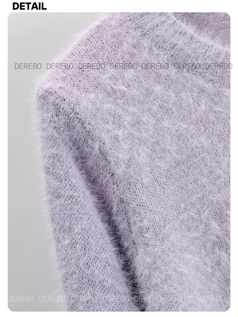[SALE] Fluffy cropped pastel cardigan