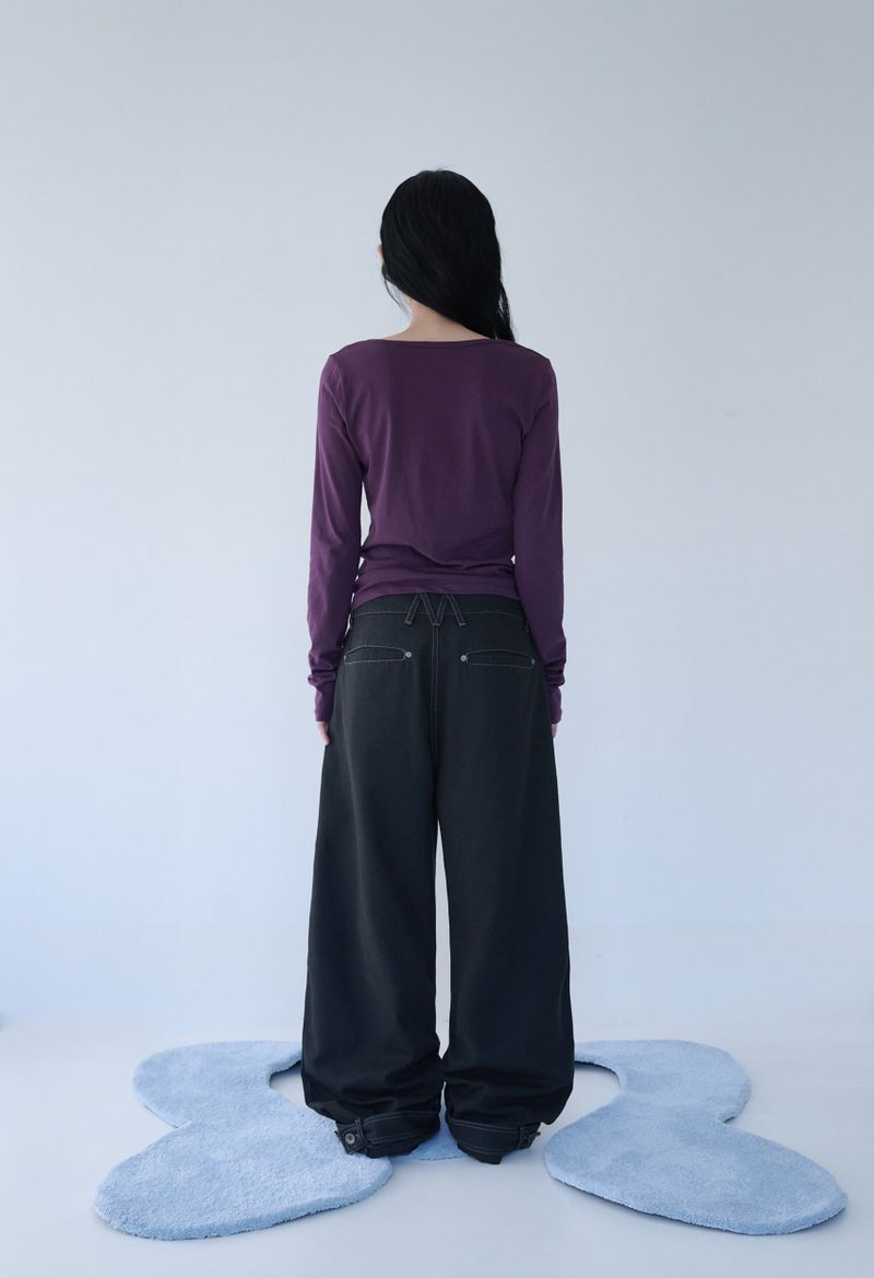 BASIC LOGO T PURPLE