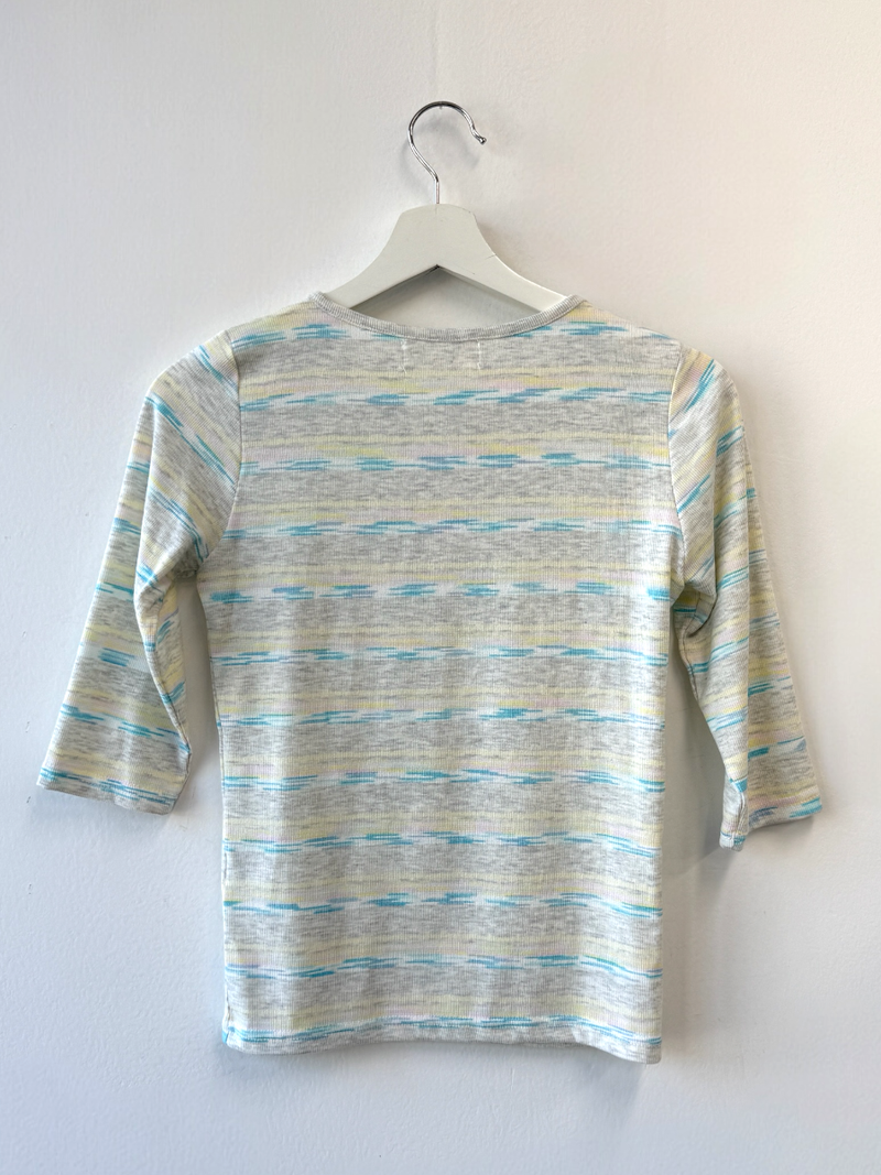 pattern henly neck T