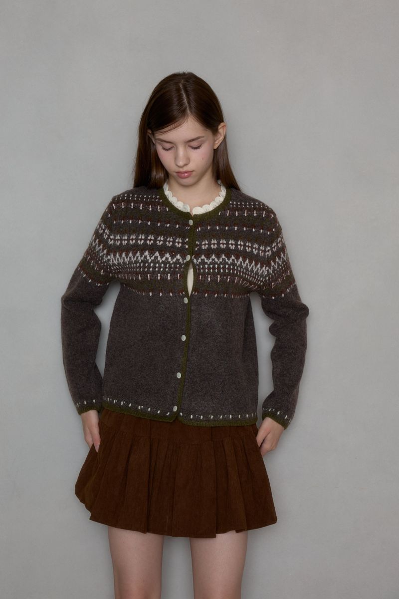 NEAT CORDU GATHER SKIRT