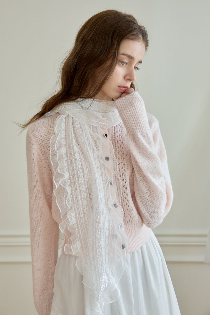 TENDER DOT LACE MUFFLER