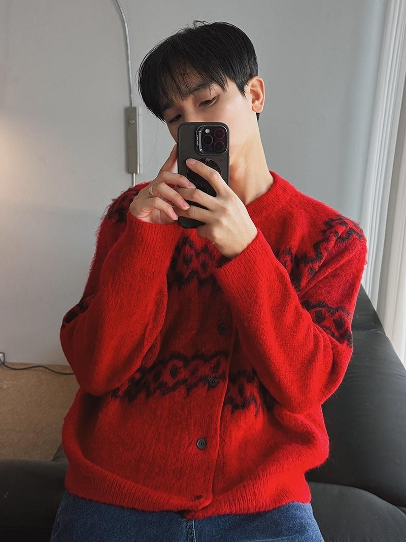 ASCLO Maria Hairy Cardigan (3color)
