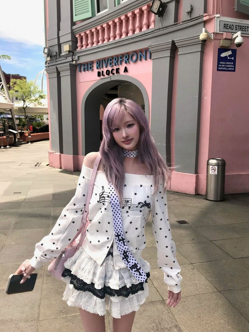 Star Zipper Sweatshirt