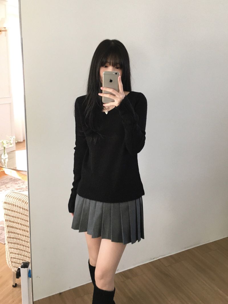 Basic Two-Way Knitwear (3 colors)