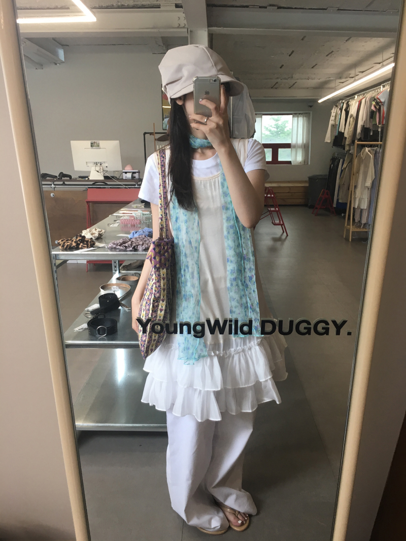 Airy Blossom Scarf (2color)