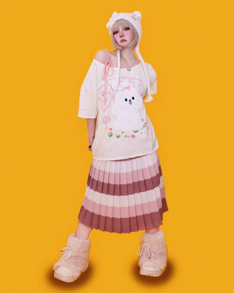 cotton candy puppy box T