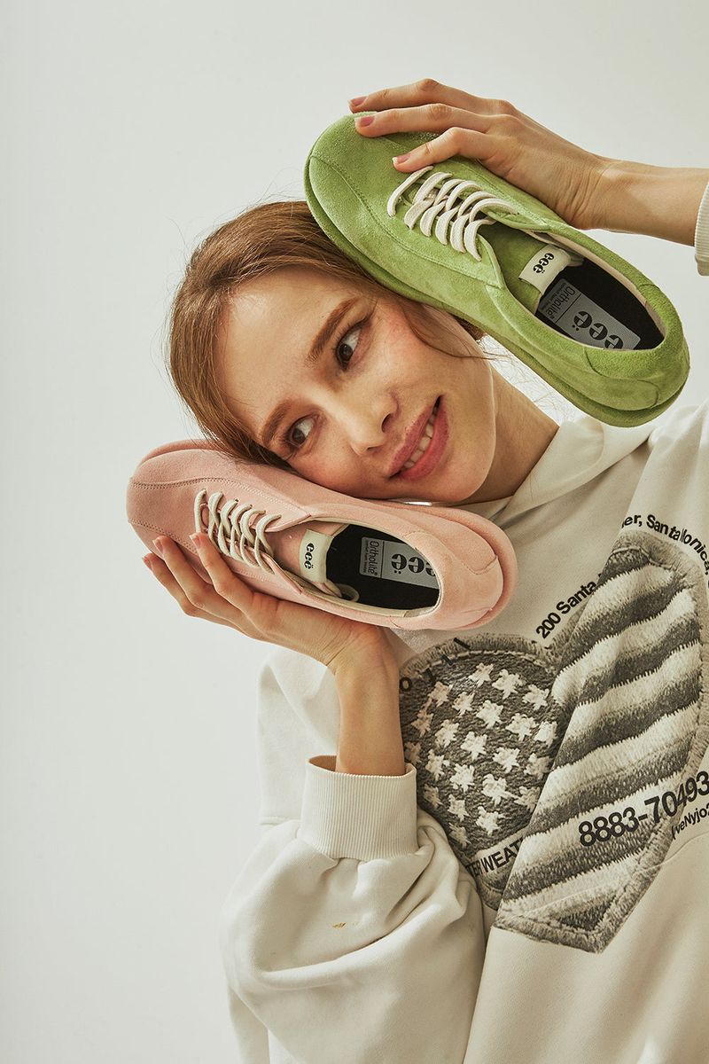 SANDY SUEDE SNEAKERS_5COLORS