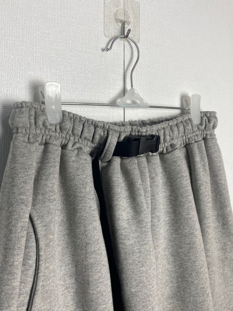 Strap sweat bermuda pants 2C