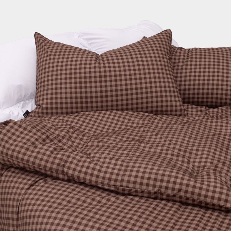 Dust-Free Gingham Check Pillowcase