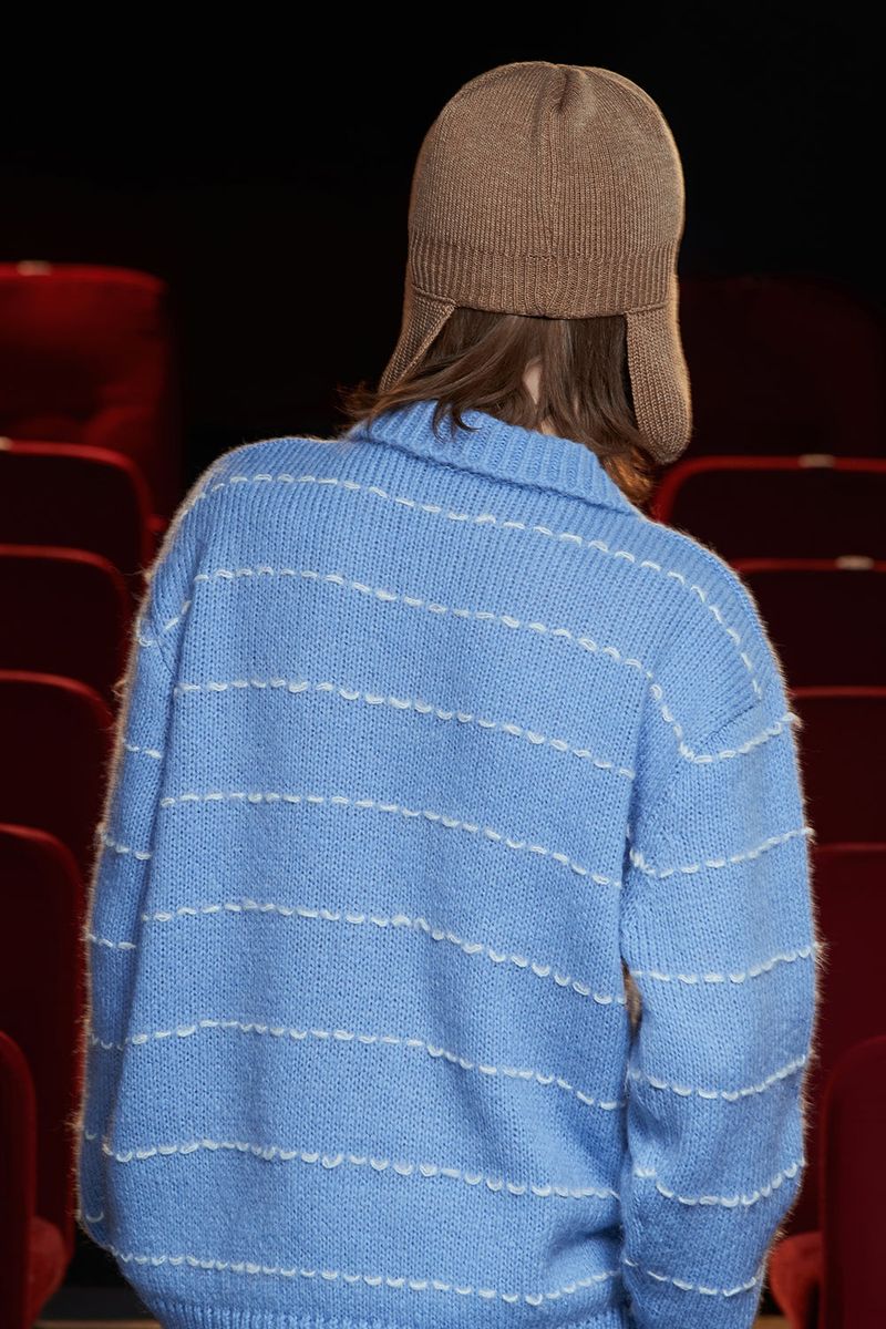 WOOL KNIT TROOPER HAT / BEIGE