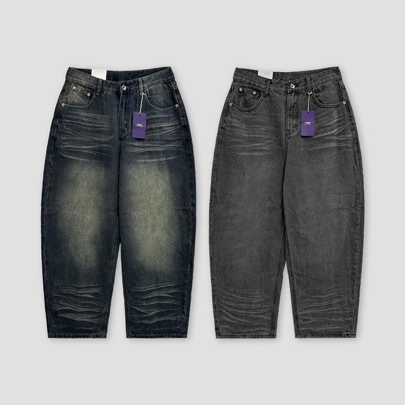 ASCLO Good Value Tech Wash Curve Denim Pants (2color)