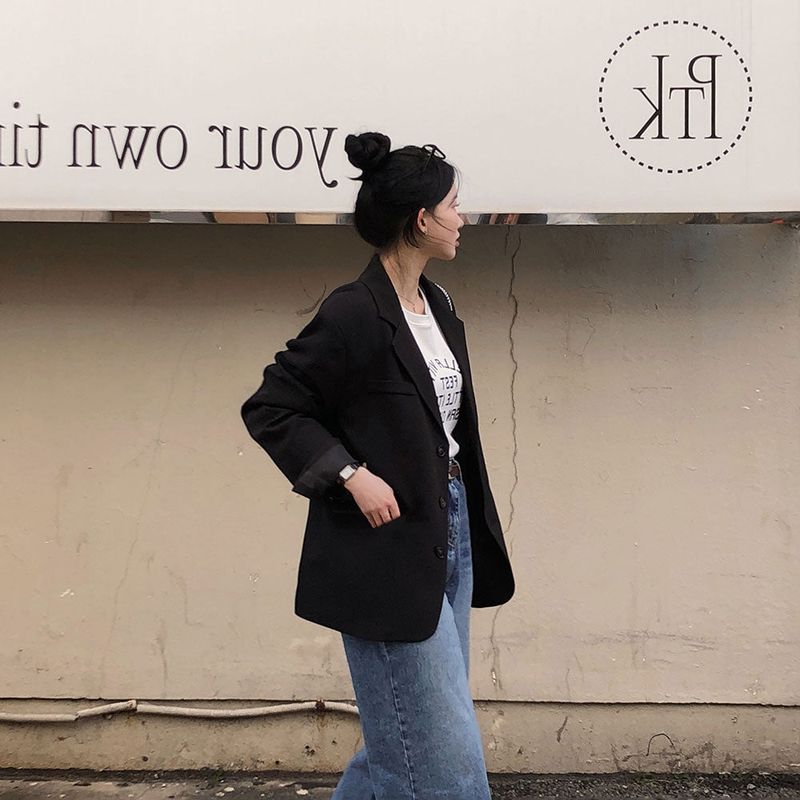 [BELLIDE MADE] Macchiato oversized fit blazer jacket