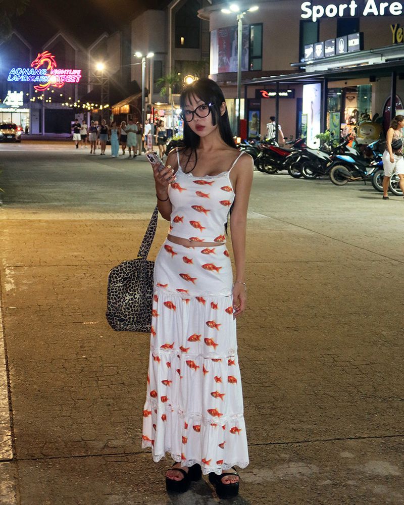 Delight-J（ディライトジェイ）の「Goldfish lace cancan two-piece set（Skirts）」