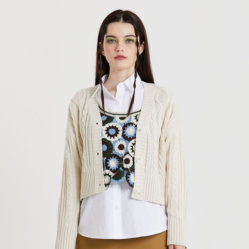 HAND KNIT VINTAGE VEST