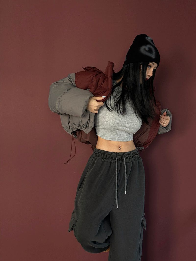 Delight-J（ディライトジェイ）の「Coloring Duck Down 100 Cropped Padded（Jackets/Outerwear）」